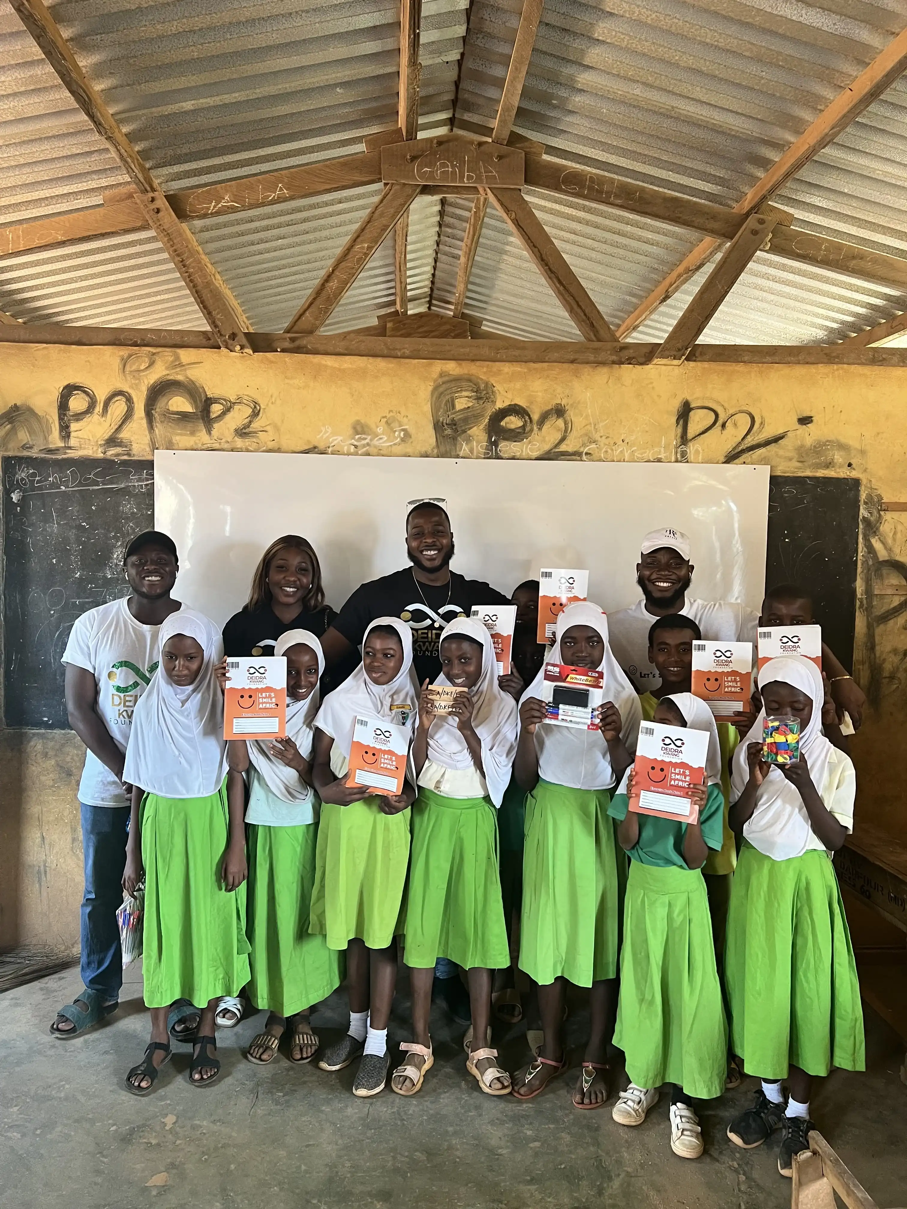 Donated stuff to orphanage